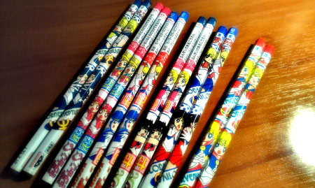 Sailor Moon Pencils