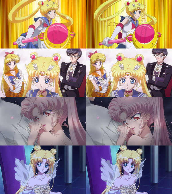 Sailor Moon Crystal ONA vs BD