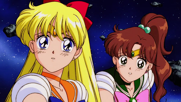 Sailor Venus and Sailor Jupiter Sailor Moon R The Movie