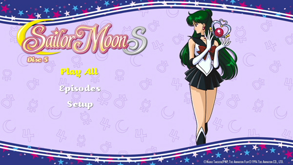 Sailor Moon S Part 2 DVD Menu
