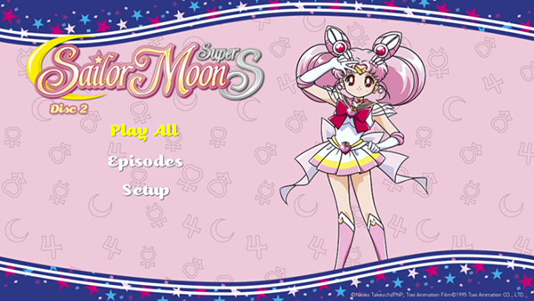 Sailor Moon SuperS DVD Menu