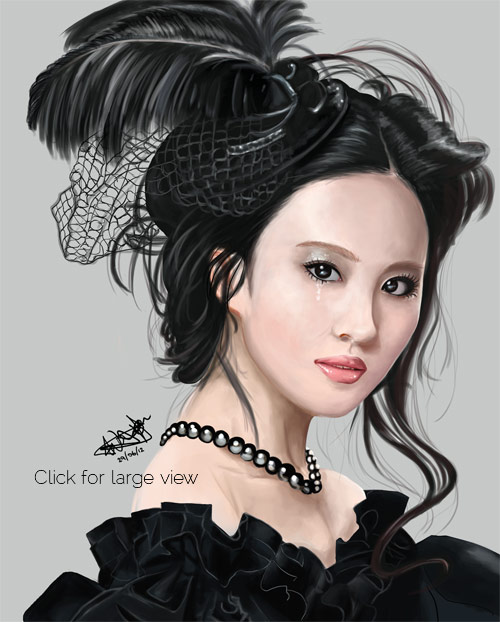 Liu Yi Fei Painting - Click for larger view