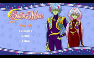 Sailor Moon R - Disc 4 Menu