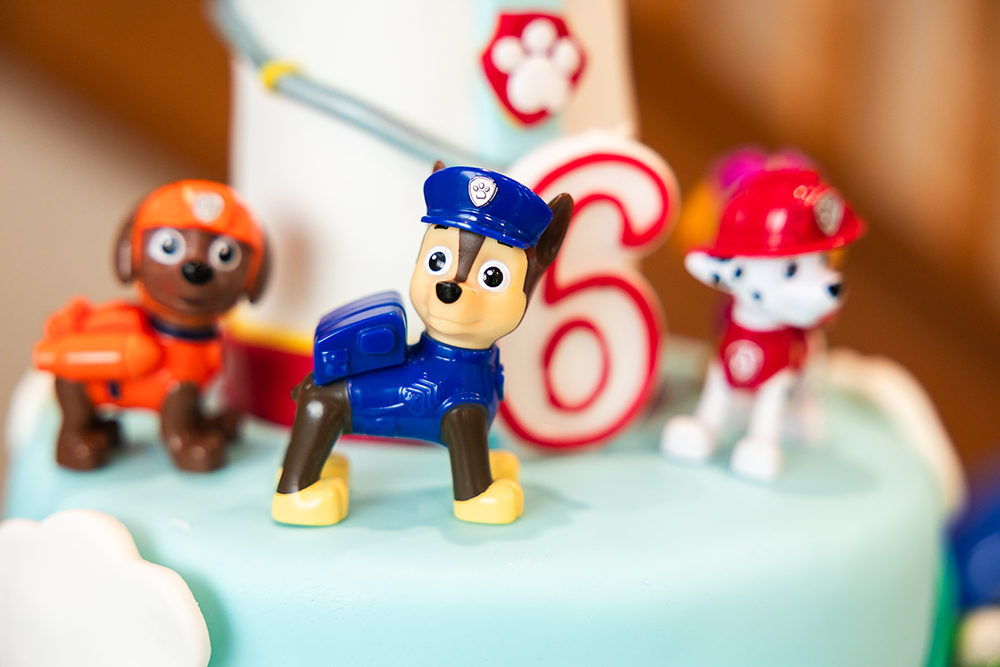 Paw Patrol birthday cake with Lookout Tower