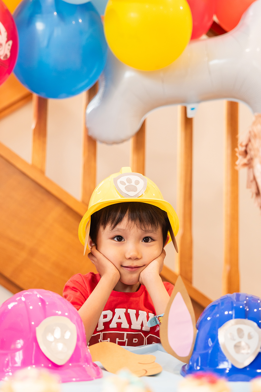 Paw Patrol birthday party with Rubble