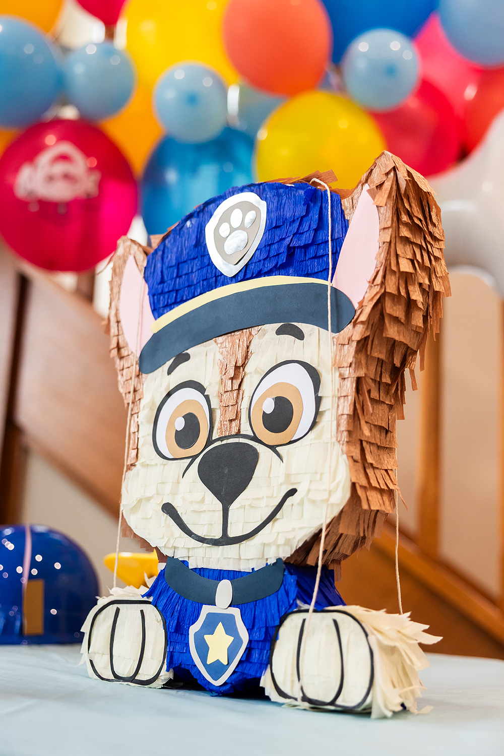 DIY Paw Patrol Chase Pinata
