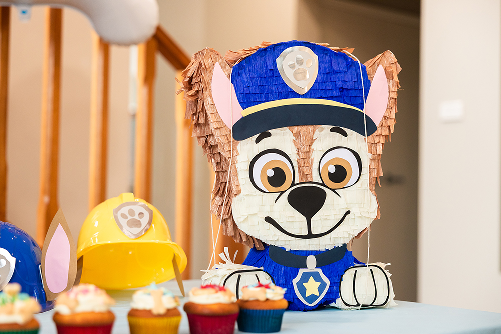 DIY Paw Patrol Chase Pinata